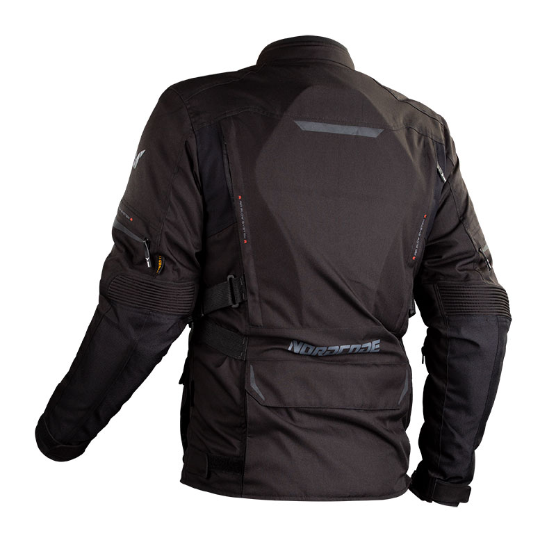 Nordcode Μπουφάν Μηχανής Senegal EN 17092 Ανδρικό 4 εποχών Μαύρο Oversize