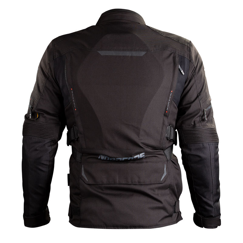 Nordcode Μπουφάν Μηχανής Senegal EN 17092 Ανδρικό 4 εποχών Μαύρο Oversize