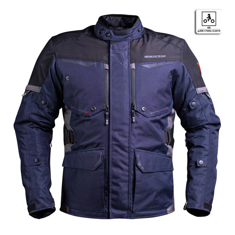 Nordcode Μπουφάν Μηχανής Senegal EN 17092 Ανδρικό 4 εποχών μπλε/Μαύρο Oversize
