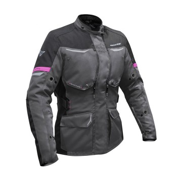 Nordcode Μπουφάν Μηχανής Senegal Γυναικείο 4 εποχών γκρι/μαύρο