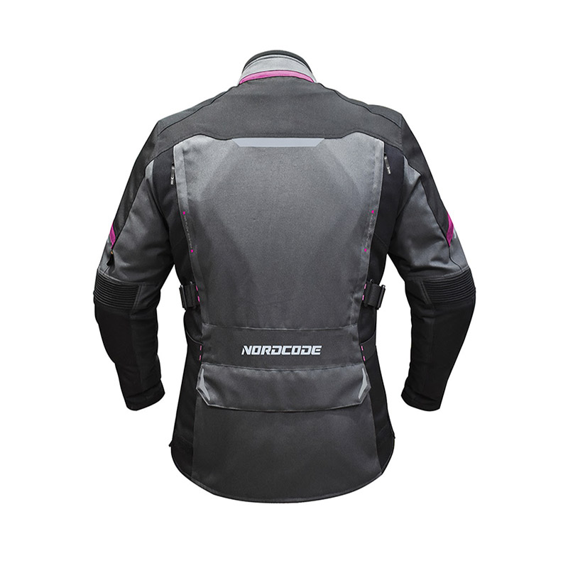 Nordcode Μπουφάν Μηχανής Senegal Γυναικείο 4 εποχών γκρι/μαύρο