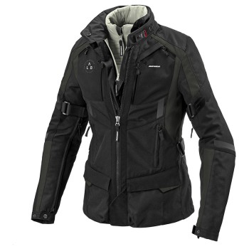 Spidi Μπουφάν Μηχανής 4 Season Evo 4 Eποχών Γυναικείο Σκούρο Πράσινο/Μαύρο 449+πλατη