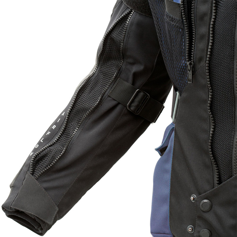 Tur Μπουφάν Μηχανής Roadbook Hydroscud® EN 170924 Ανδρικό 4 εποχών μαύρο/γκρι/μπλε