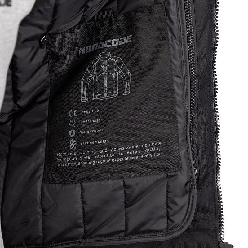 Μπουφάν Nordcode Top speed WP μαύρο/γκρι/κόκκινο