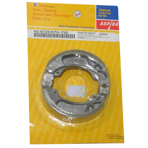 Σιαγώνες Φρένα με Ελατ. ASPIRA Πίσω YAMAHA T105CRYPTON,CRYPTON-T115'04,T50