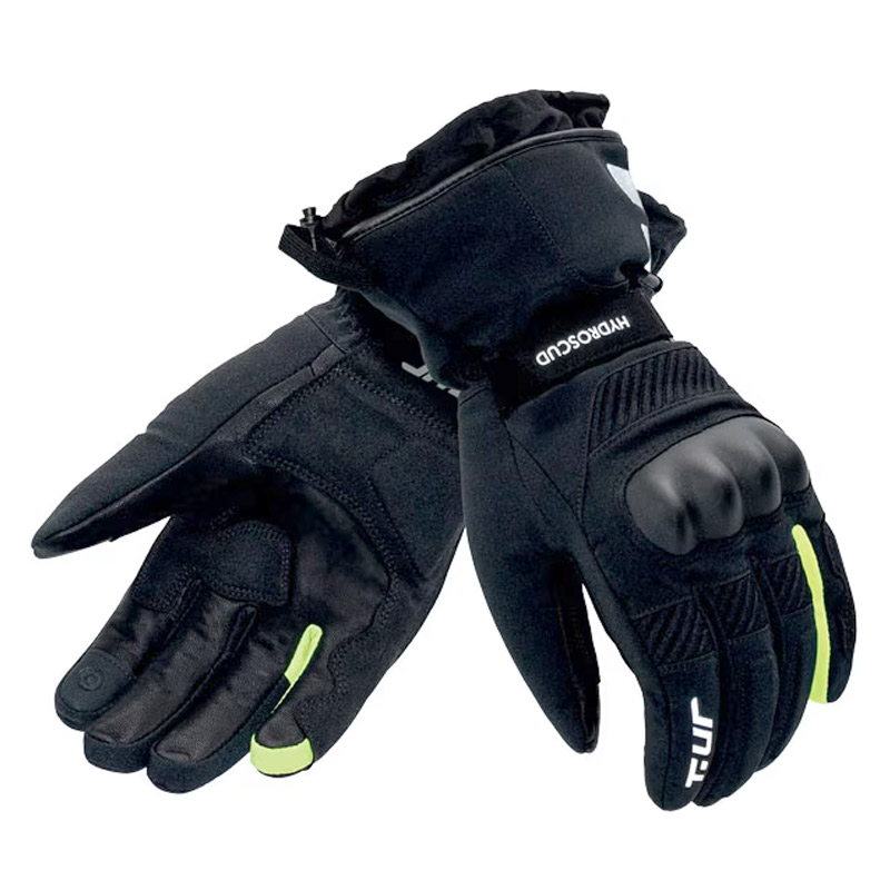 Γάντια Tur G-Two Pro EN 13594 μαύρο/fluo