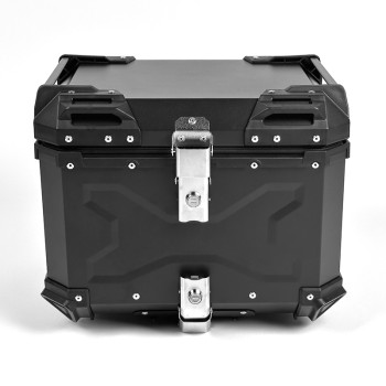 Βαλίτσα X-TYPE ALU BAGS 46 λίτρα μαύρη με πιάστρα, εσωτερική επενδυση & μαλακή πλάτη