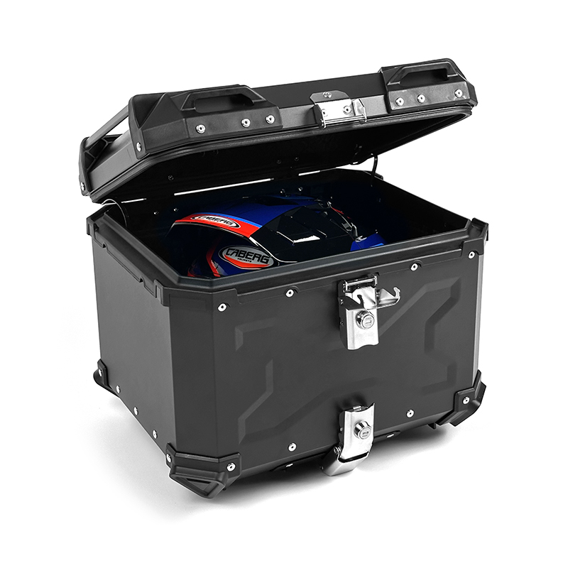 Βαλίτσα X-TYPE ALU BAGS 46 λίτρα μαύρη με πιάστρα, εσωτερική επενδυση & μαλακή πλάτη