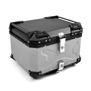 Βαλίτσα X-TYPE ALU BAGS 56 λίτρα ασημί με πιάστρα, εσωτερική επενδυση & μαλακή πλάτη