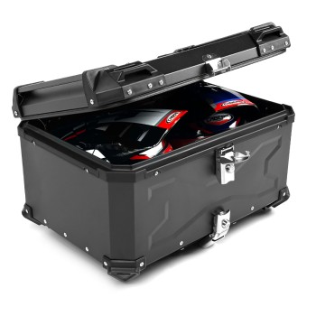 Βαλίτσα X-TYPE ALU BAGS 65 λίτρα μαύρη με πιάστρα, εσωτερική επενδυση & μαλακή πλάτη