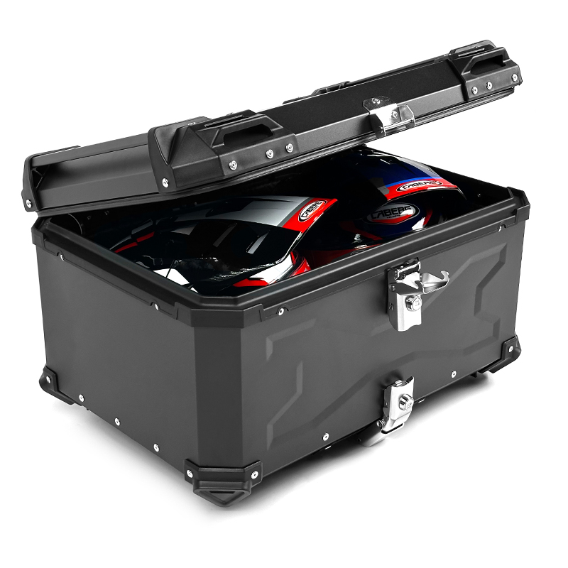 Βαλίτσα X-TYPE ALU BAGS 65 λίτρα μαύρη με πιάστρα, εσωτερική επενδυση & μαλακή πλάτη