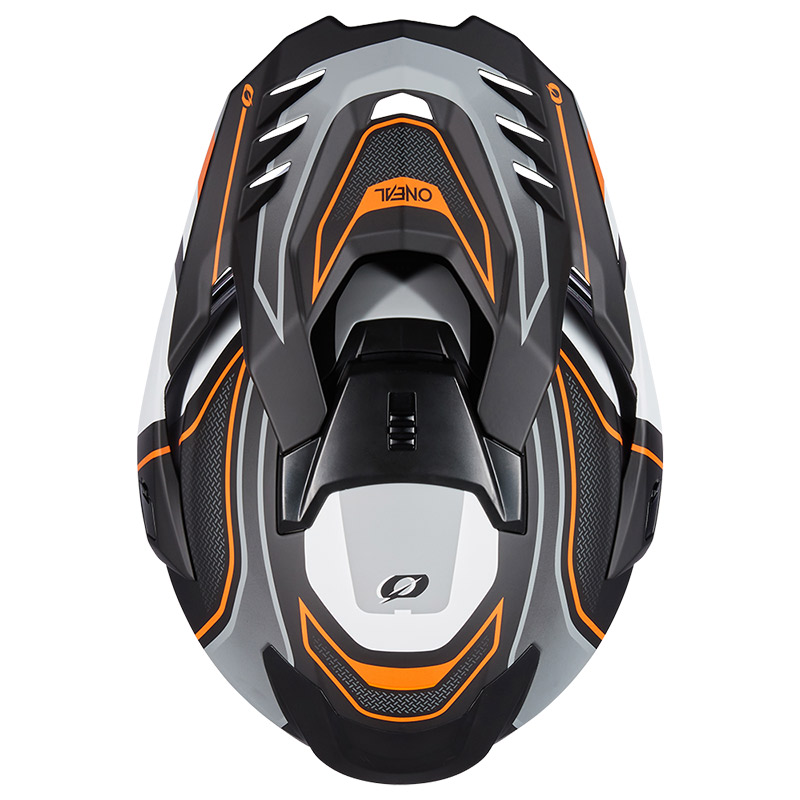 Κράνος ONeal DSRS Square V.23 (ECE 22.05) μαύρο/γκρι/πορτοκαλί