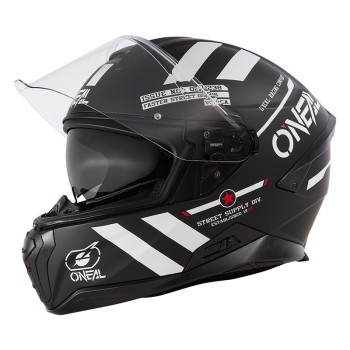 Κράνος Oneal Challenger Warhawk V.24 (ECE 22.06) μαύρο/άσπρο/κόκκινο