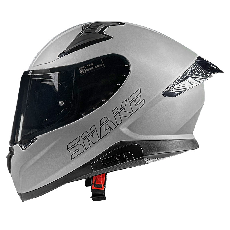 Κράνος Pilot Snake sv ECE 22.06 τιτάνιο ματ + extra φυμέ ζελατίνα