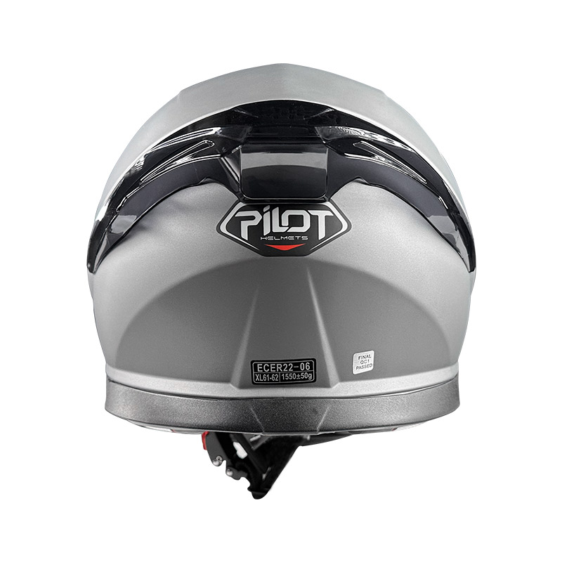 Κράνος Pilot Snake sv ECE 22.06 τιτάνιο ματ + extra φυμέ ζελατίνα