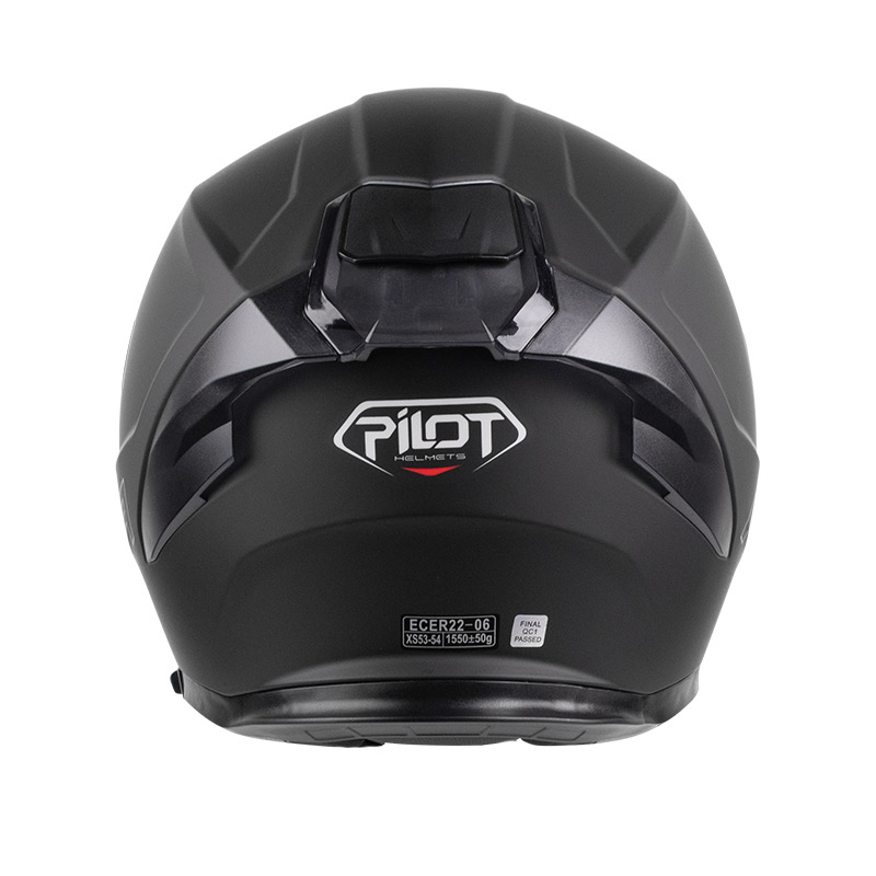 Κράνος Pilot Alpha sv ECE 22.06 μαύρο ματ + extra ζελατίνα gold ιριδίου