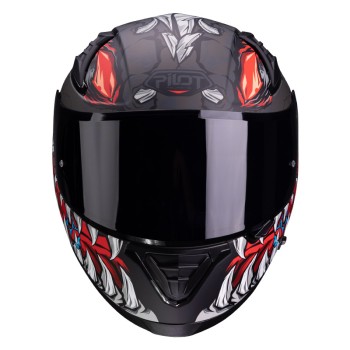 Κράνος Pilot Snake sv ECE 22.06 Reptile-X τιτάνιο ματ + extra φυμέ ζελατίνα