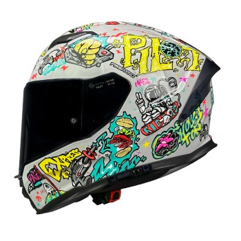 Κράνος Pilot Alpha sv ECE 22.06 Future express basalt γκρι + extra dark smoke ζελατίνα