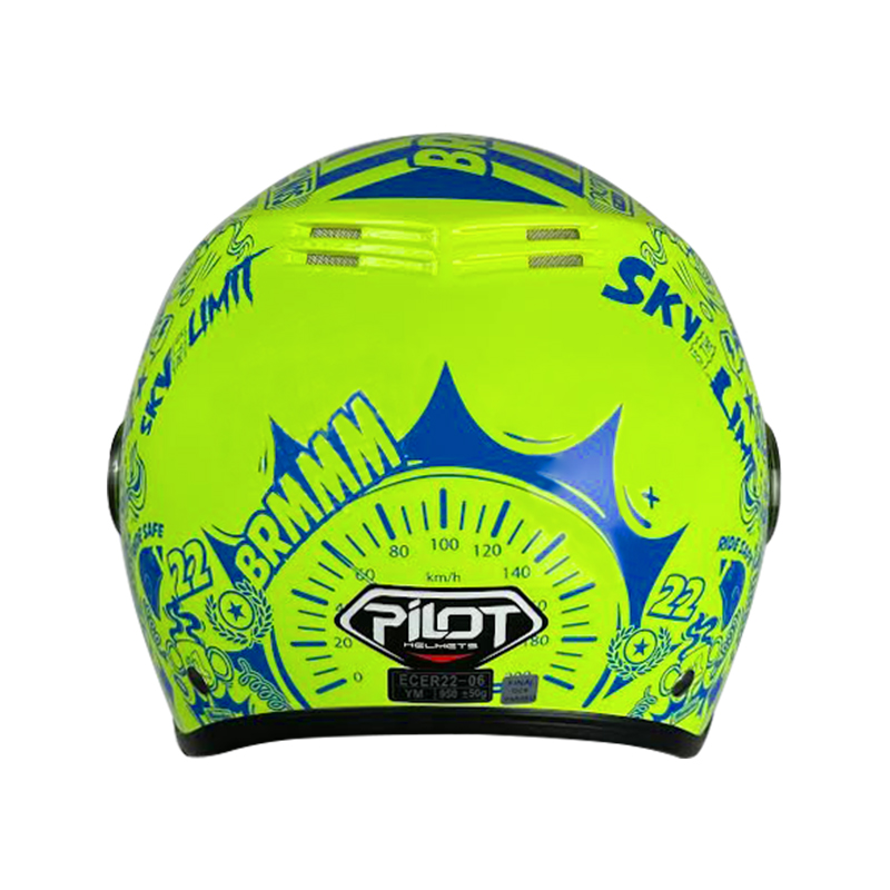 Κράνος Pilot Fazer Junior ECE22.06 fluo κίτρινο