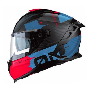 Κράνος Pilot Corsair SV On ECE 22.06 μαύρο/μπλε/κόκκινο gloss (περιλαμβάνει Pinlock 30)