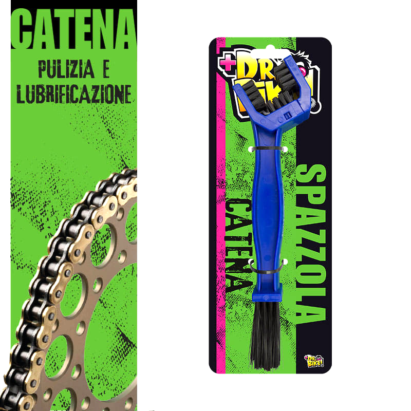 dr.bike double brush- βούρτσα κάθαρισμου αλύσιδας