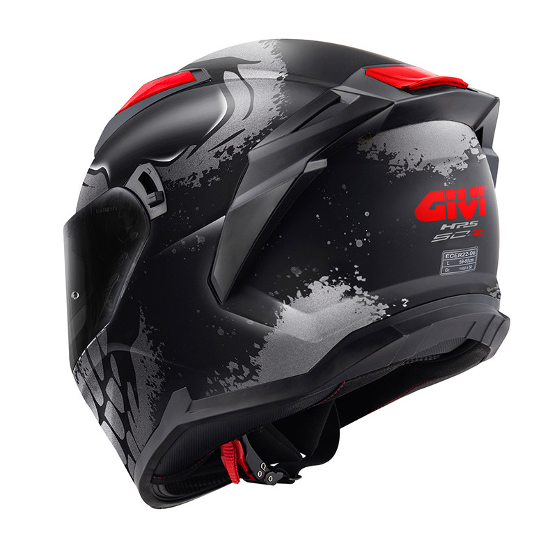 Κράνος 50.Z Skull + Extra Dark Smoke Visor 22.06 Givi