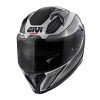 Κράνος 50.Z Titanium/Black/White + Extra Dark Smoke Visor 22.06 Givi