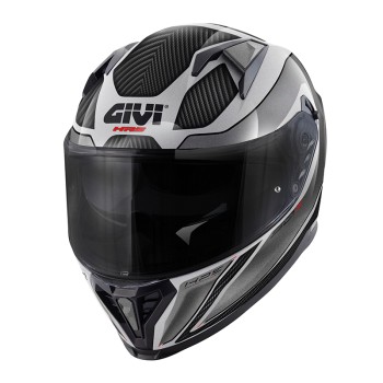 Κράνος 50.Z Titanium/Black/White + Extra Dark Smoke Visor 22.06 Givi