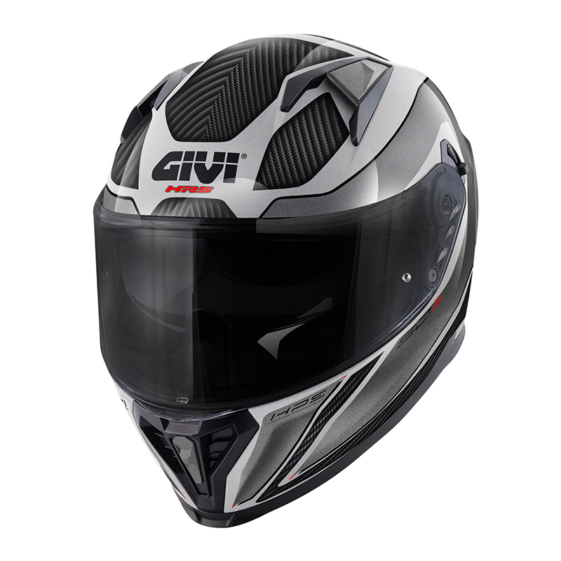 Κράνος 50.Z Titanium/Black/White + Extra Dark Smoke Visor 22.06 Givi