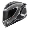 Κράνος 50.Z Titanium/Black/White + Extra Dark Smoke Visor 22.06 Givi