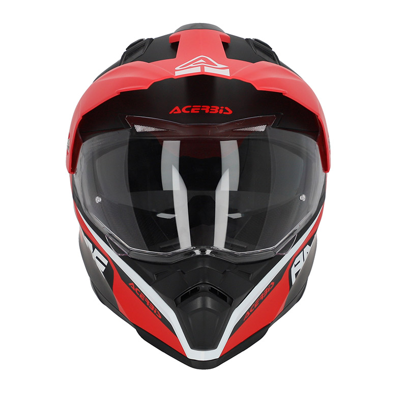 Κράνος Acerbis 25107.295 Flip FS-606 ECE 22.06 γκρι/κόκκινο