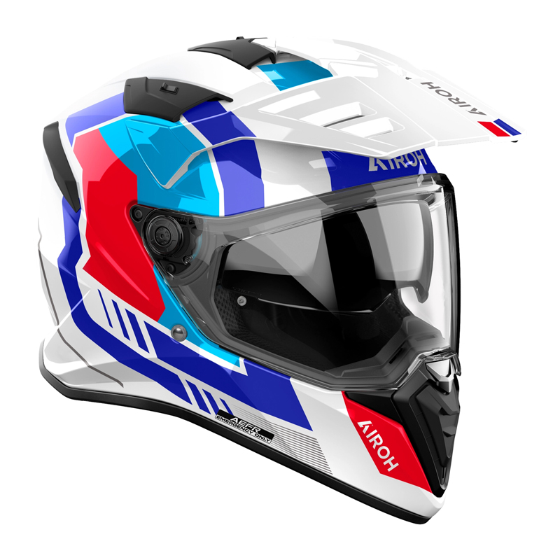 Κράνος Airoh Bandit ECE 22.06 Horn άσπρο gloss