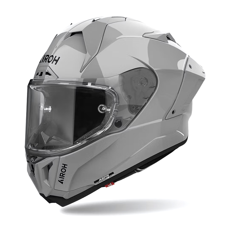 Κράνος Airoh GP800 ECE22.06 color cement γκρι gloss + extra dark smoke ζελατίνα