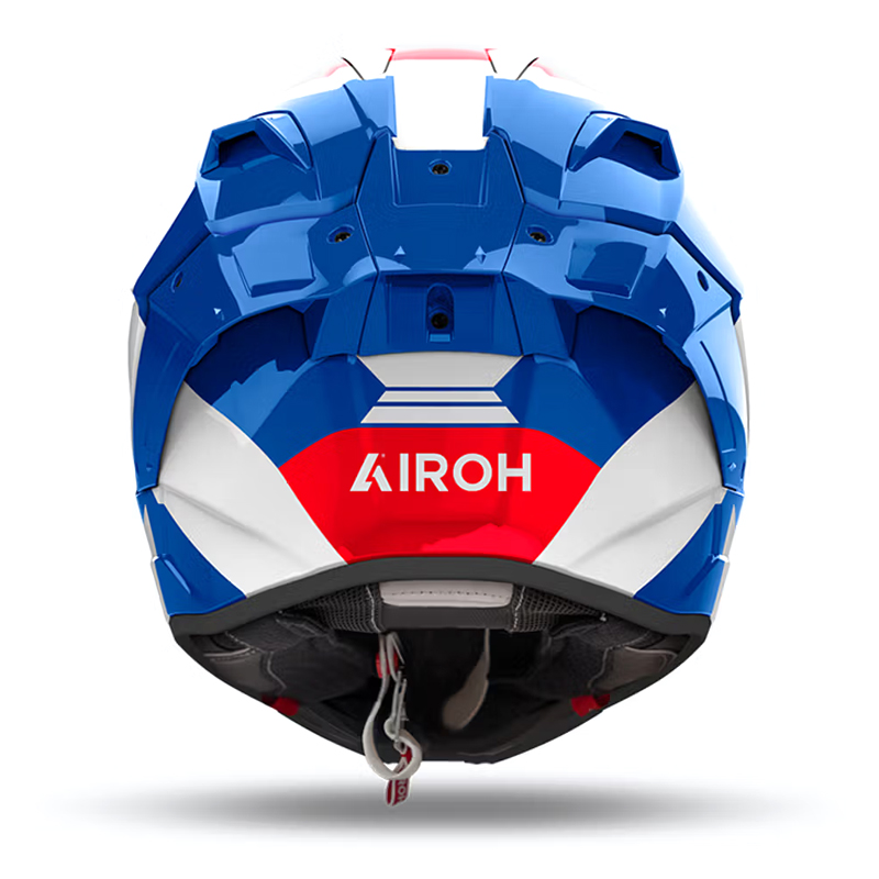 Κράνος Airoh GP800 ECE22.06 Competition μπλε/κόκκινο gloss + extra dark smoke ζελατίνα