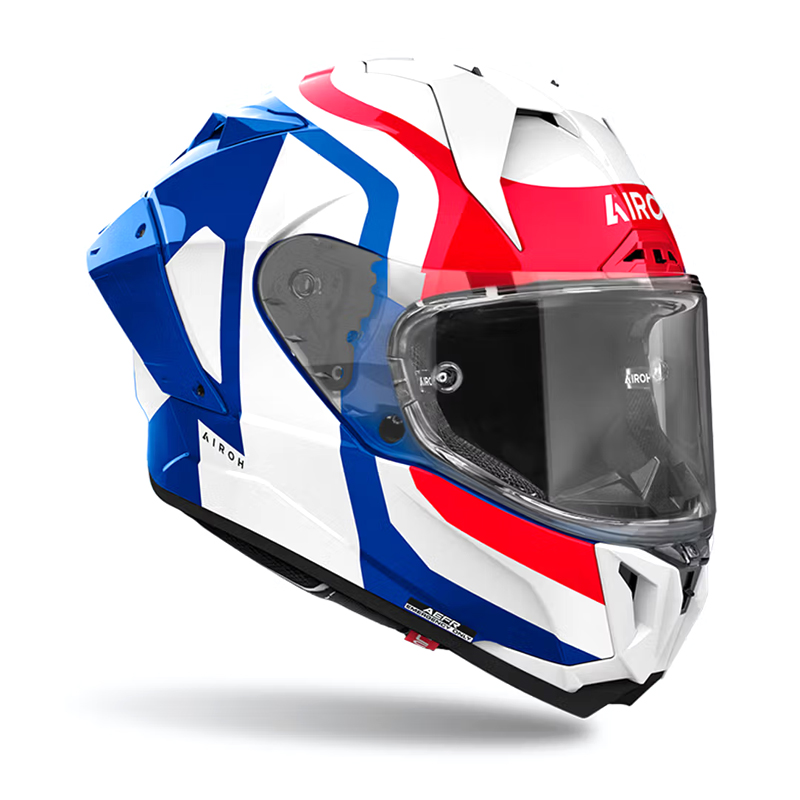 Κράνος Airoh GP800 ECE22.06 Competition μπλε/κόκκινο gloss + extra dark smoke ζελατίνα
