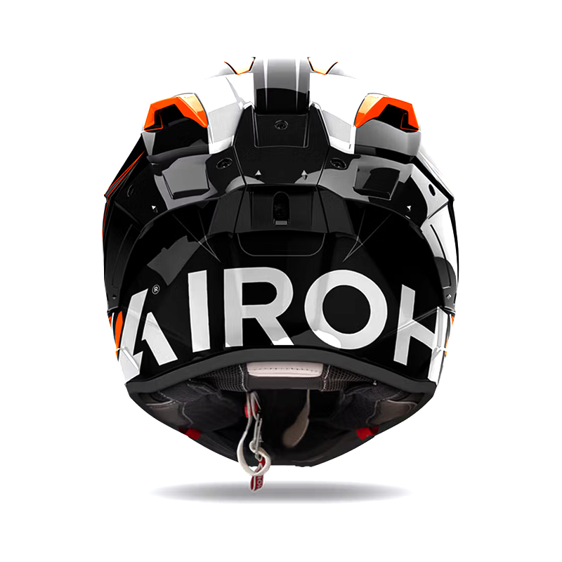 Κράνος Airoh GP800 ECE22.06 Must πορτοκαλί gloss + extra dark smoke ζελατίνα