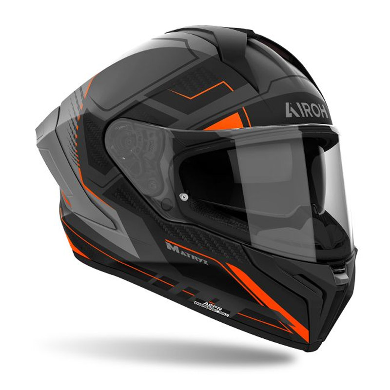 Κράνος Airoh Matryx ECE 22.06 Rocket πορτοκαλί matt