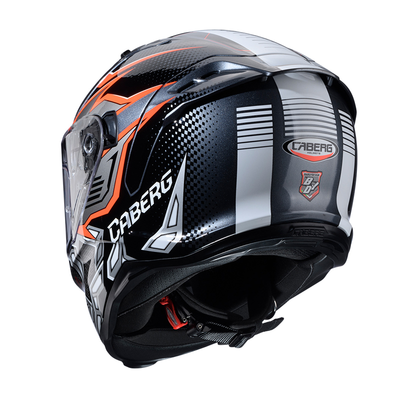 Κράνος Caberg Avalon-X Gurkha μαύρο/γκρι/πορτοκαλί fluo