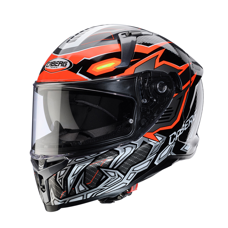Κράνος Caberg Avalon-X Gurkha μαύρο/γκρι/πορτοκαλί fluo