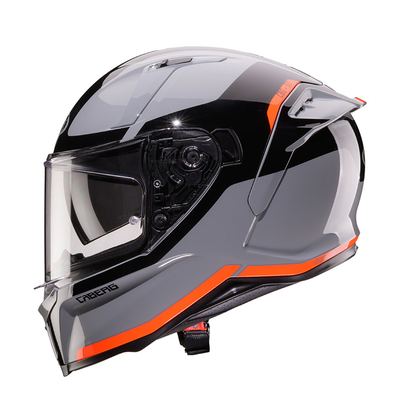 Κράνος Caberg Avalon-X Pure γκρι/μαύρο/κόκκινο fluo