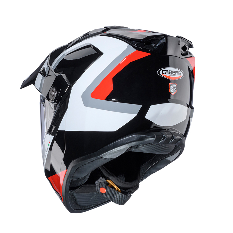 Κράνος Caberg Tanami Scram μαύρο/κόκκινο/άσπρο