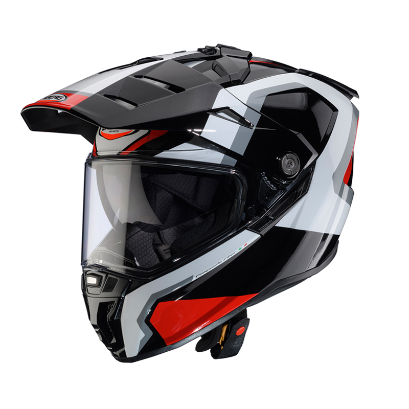 Κράνος Caberg Tanami Scram μαύρο/κόκκινο/άσπρο