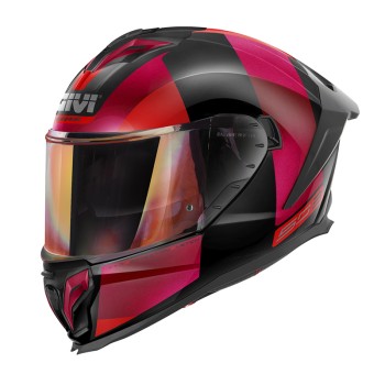 Κράνος Givi H50.3 Vision Black/Bordeaux/Red + Pinlock (ECE 22.06)