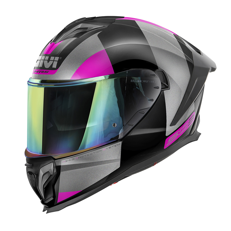 Κράνος Givi H50.3 Vision Black/Titan/Fucsia + Pinlock (ECE 22.06)