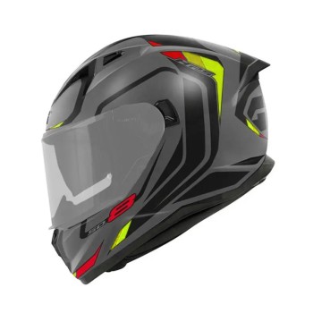 Κράνος Givi H50.8 Mach1 γκρι/μαύρο/κίτρινο/κόκκινο (ECE 22.06)