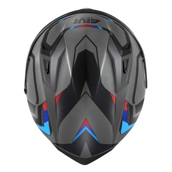 Κράνος Givi H50.8 Mach1 γκρι/μαύρο/κόκκινο (ECE 22.06)