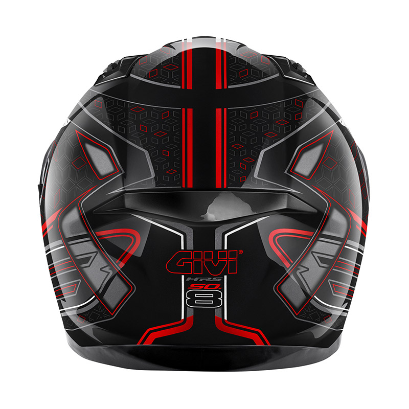 Κράνος Givi H50.8 Mystical μαύρο/κόκκινο/τιτάνιο (ECE 22.06)