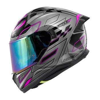 Κράνος Givi H50.9 Assault τιτάνιο/μαύρο/φούξια (ECE 22.06)+ pinlock + extra ζελατινα