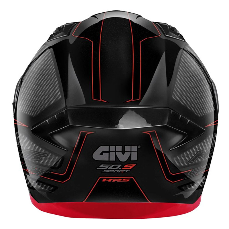 Κράνος Givi H50.9 Enigma μαύρο/τιτάνιο/κόκκινο (ECE 22.06)+ pinlock + extra ζελατίνα