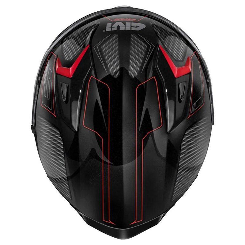 Κράνος Givi H50.9 Enigma μαύρο/τιτάνιο/κόκκινο (ECE 22.06)+ pinlock + extra ζελατίνα